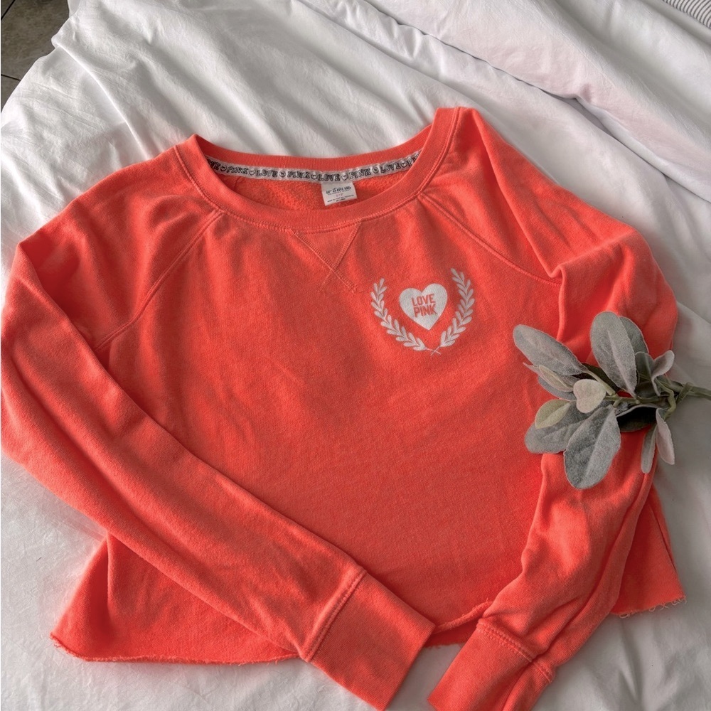PINK Victoria's Secret Coral Crop Top
